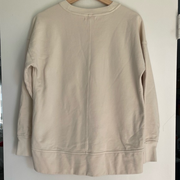 Madewell Natural Shuffle Crew Sweatshirt - XS - Picture 2 of 5